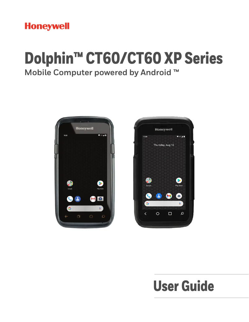 Image de la première page du manuel de l'appareil Dolphin CT60 XP