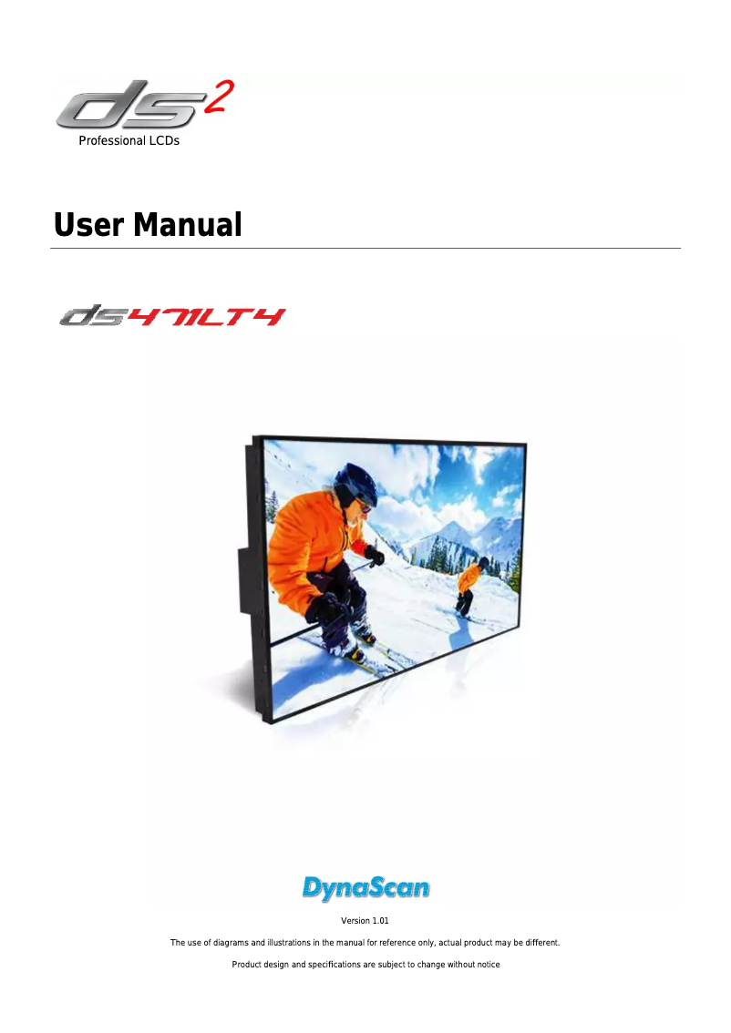 Imagen de la primera página del manual del dispositivo DS471LT4