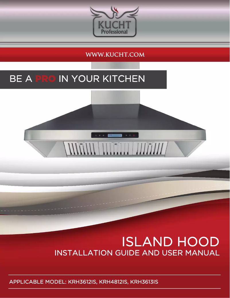 Page 1 de la notice Manuel utilisateur Kucht KRH3612IS