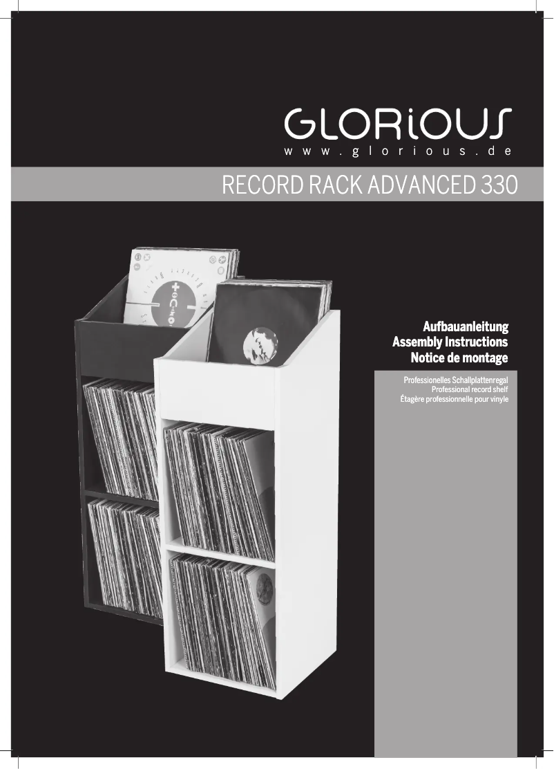 Page n°1 - Manuel utilisateur Glorious Record Rack Advanced 330