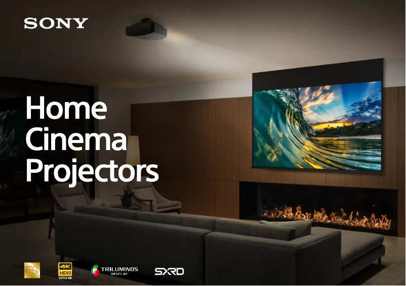 Page 1 de la notice Brochure Sony VPL-VW885ES