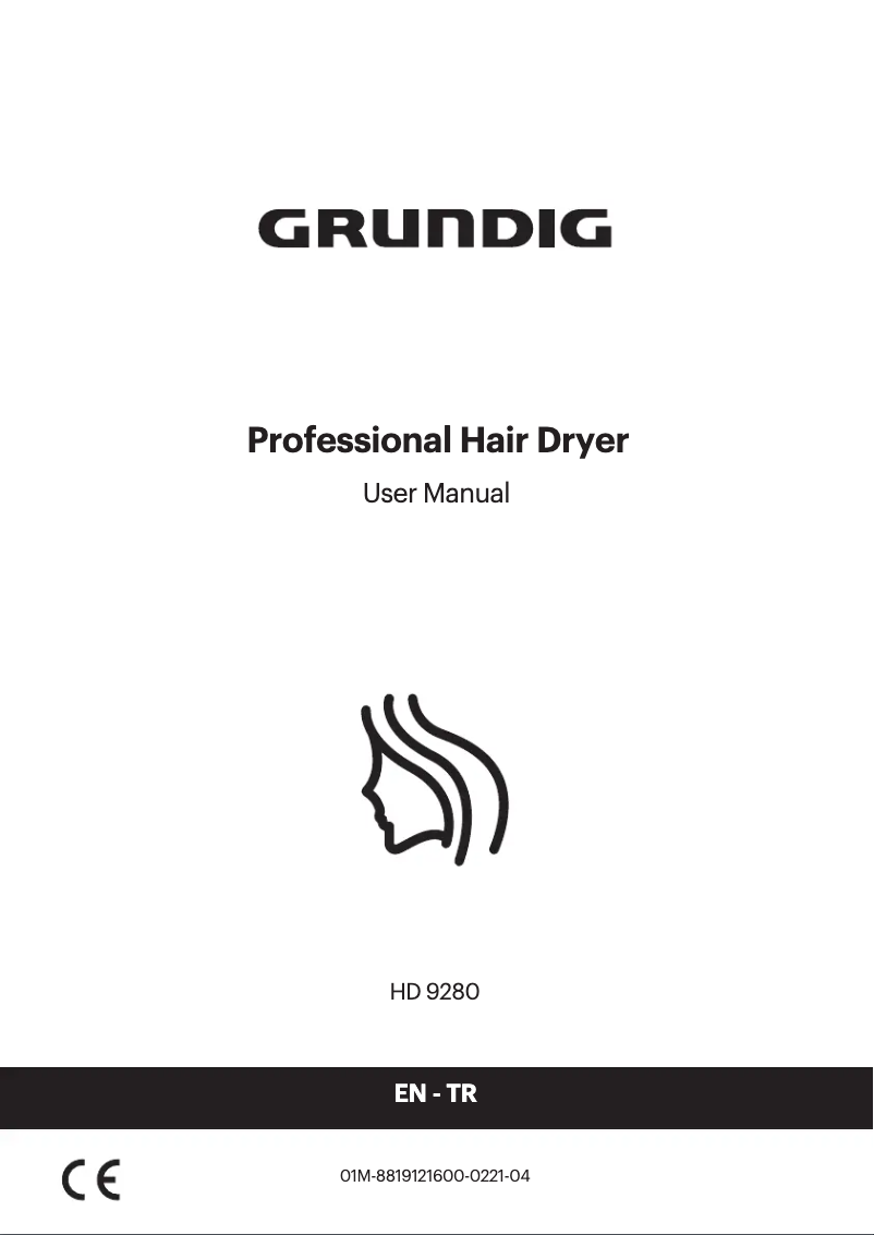 Page 1 de la notice Manuel utilisateur Grundig HD 9280