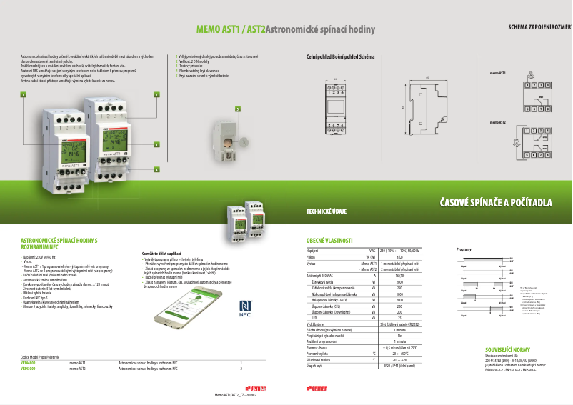 Image de la première page du manuel de l'appareil Memo AST2