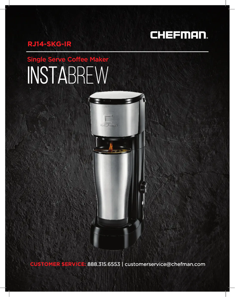 Imagen de la primera página del manual del dispositivo InstaBrew