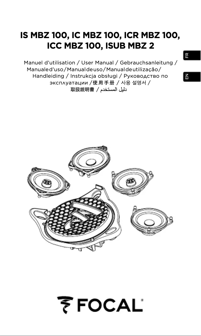 Imagen de la primera página del manual del dispositivo IC MBZ 100
