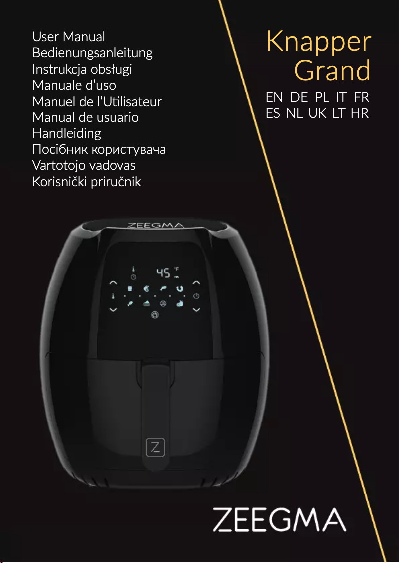 Page n°1 - Manuel utilisateur Zeegma Knapper Grand