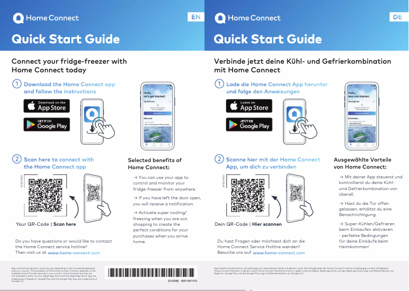Page n°1 - Manuel utilisateur Bosch KFN96APEAG