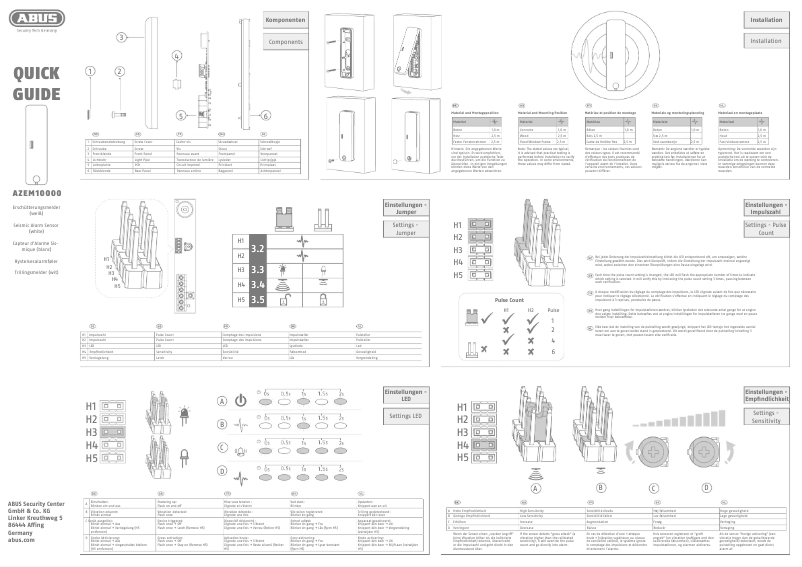 Image de la première page du manuel de l'appareil AZEM10000