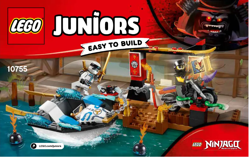 Page n°1 - Manuel utilisateur Lego Juniors 10755