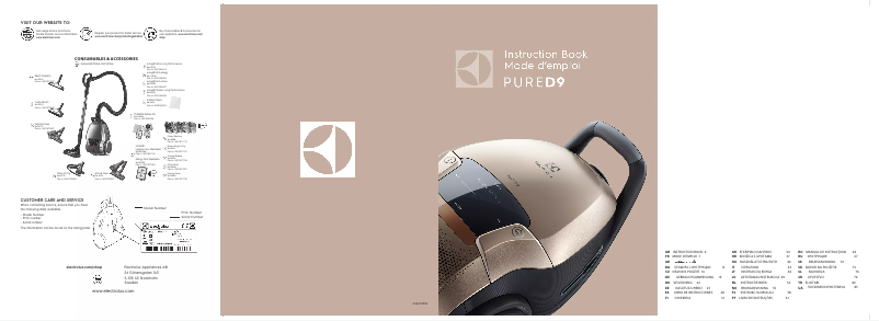 Página 1 del manual Manual de usuario Electrolux PD92-GREEN