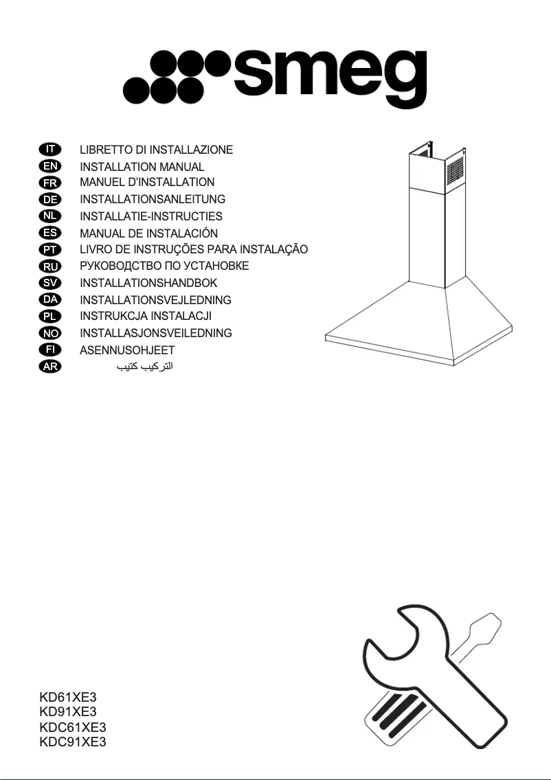 Page n°1 - Manuel utilisateur Smeg KD91XE3