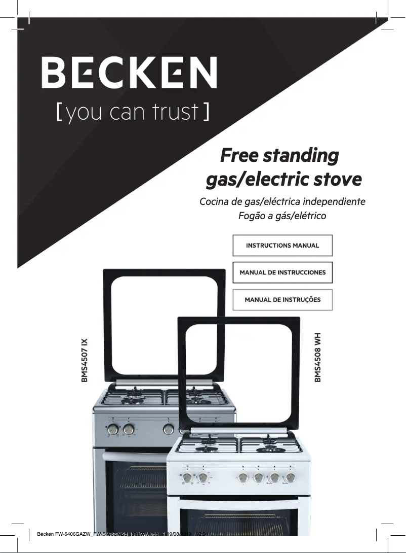 Image de la première page du manuel de l'appareil BMS4508