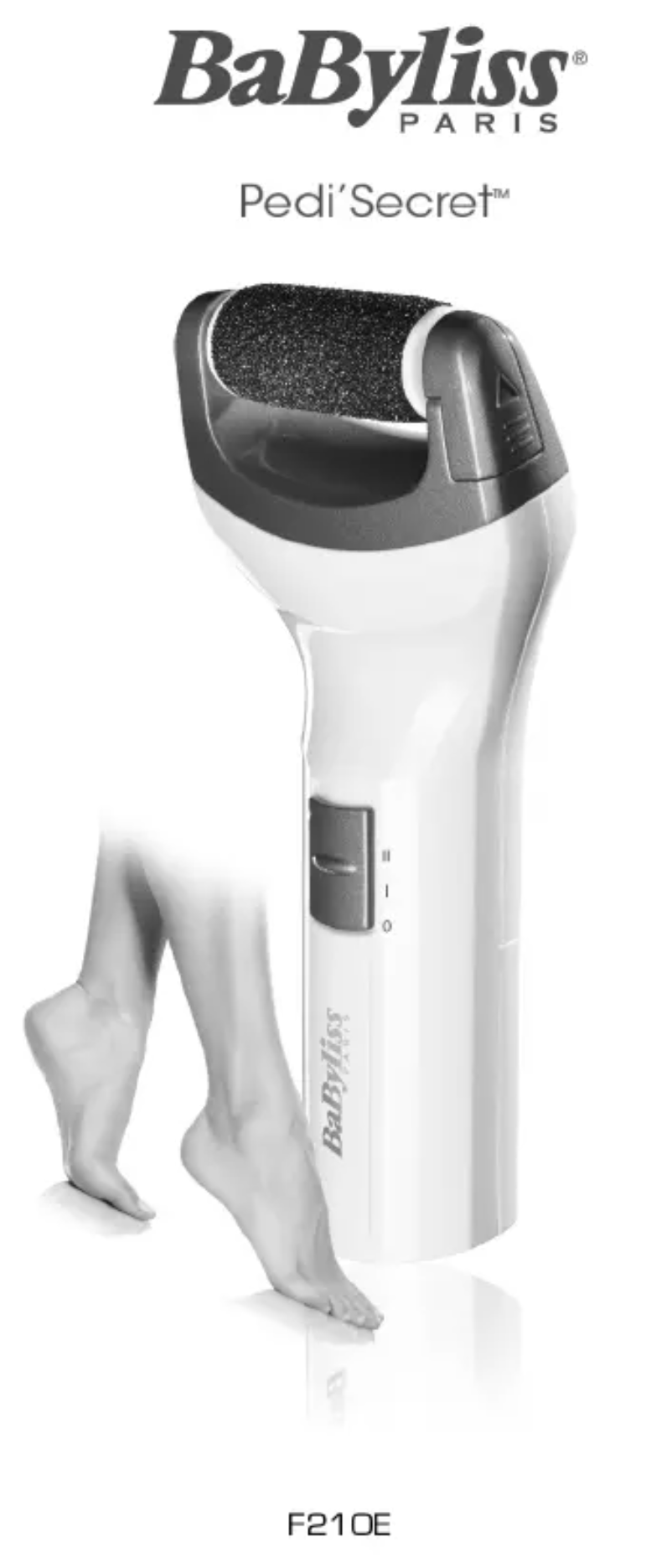 Image de la première page du manuel de l'appareil F210E