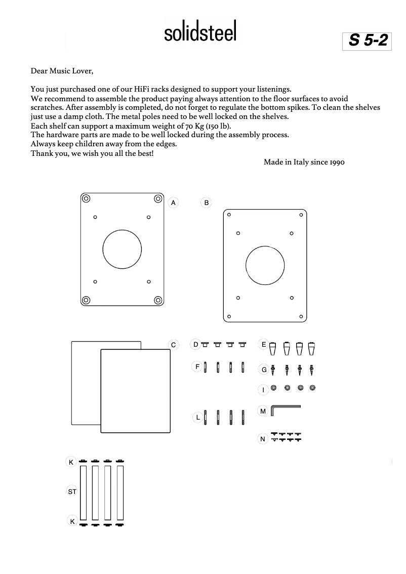 Page 1 de la notice Guide d'installation Solidsteel S5-2