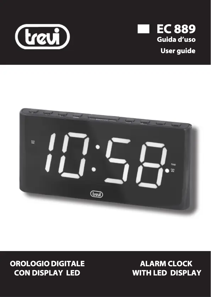 Page n°1 - Manuel utilisateur Trevi EC 889