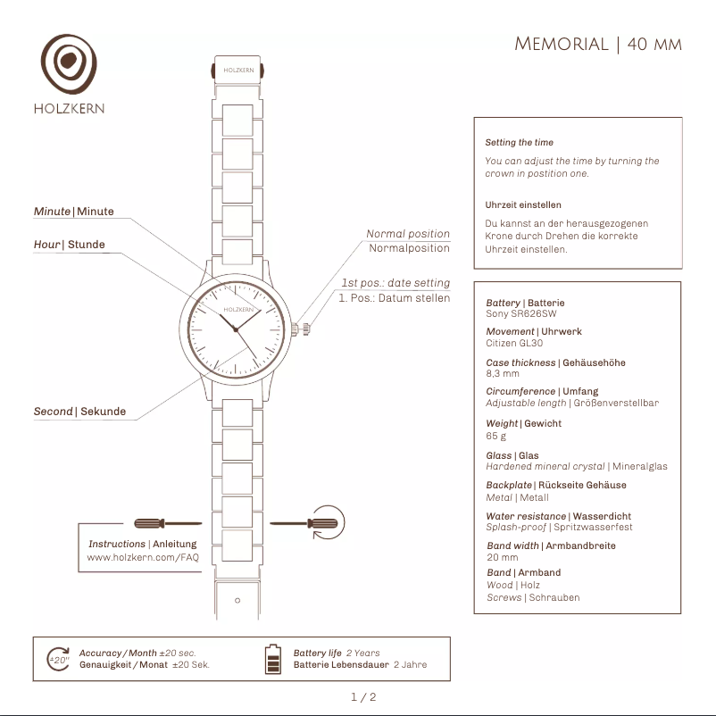 Image de la première page du manuel de l'appareil Nikola
