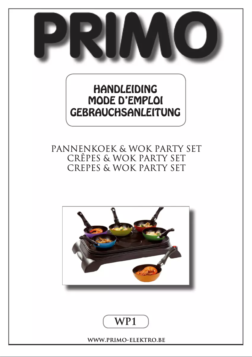 Image de la première page du manuel de l'appareil WP1