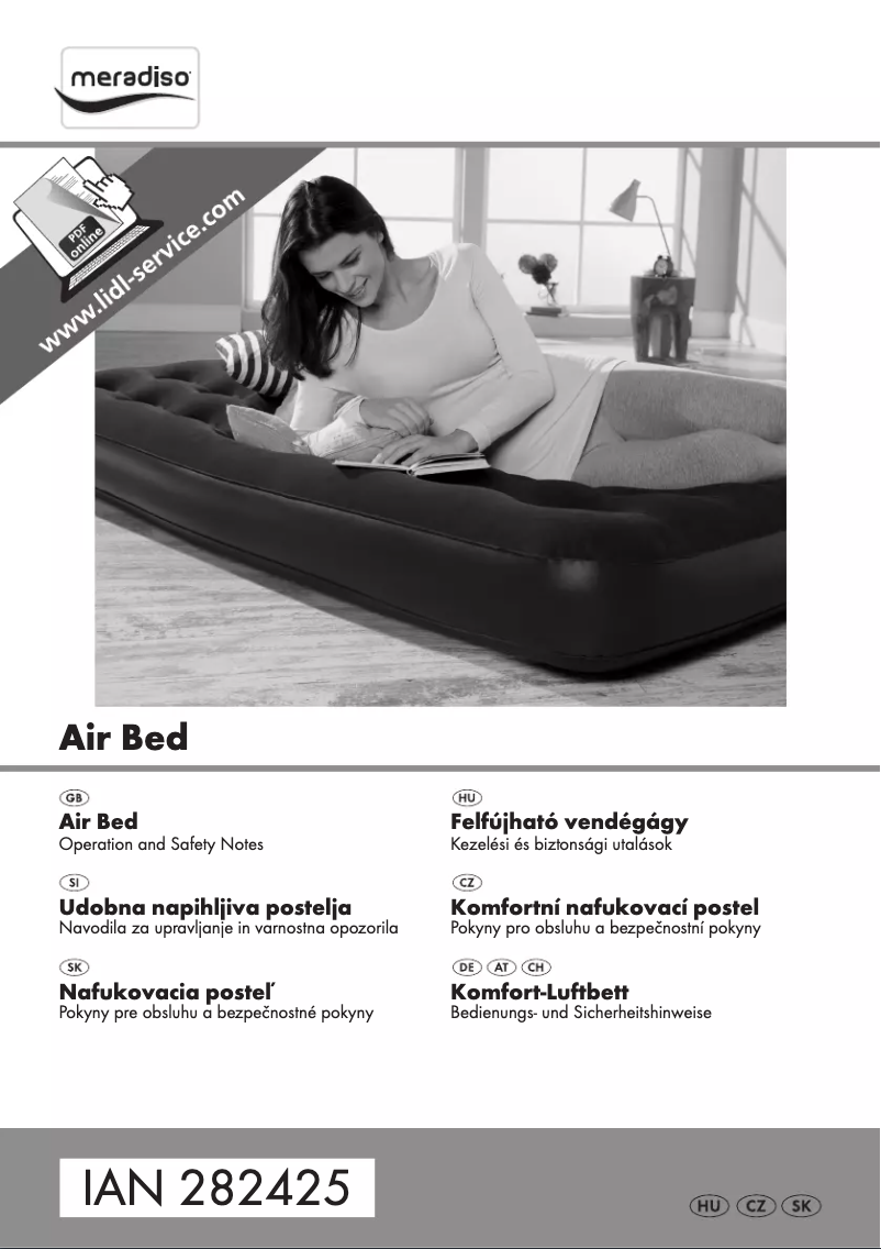 Page 1 de la notice Manuel utilisateur Meradiso IAN 282425