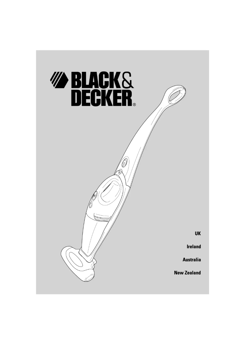 Page n°1 - Manuel utilisateur Black & Decker FV9601