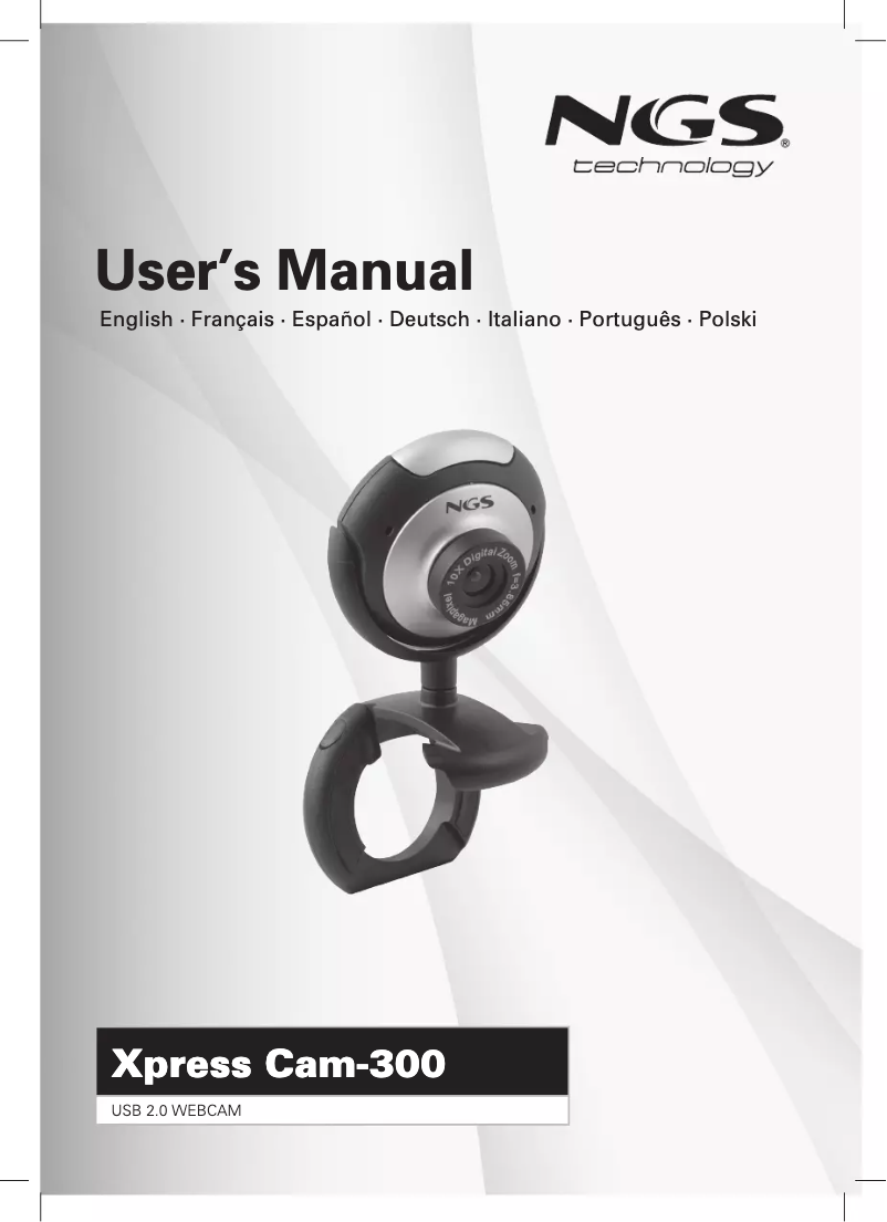 Página 1 del manual Manual de usuario NGS Xpress Cam-300