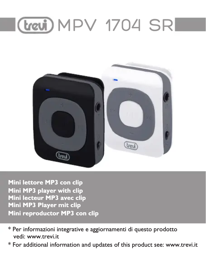 Página 1 del manual Manual de usuario Trevi MPV 1704 SR