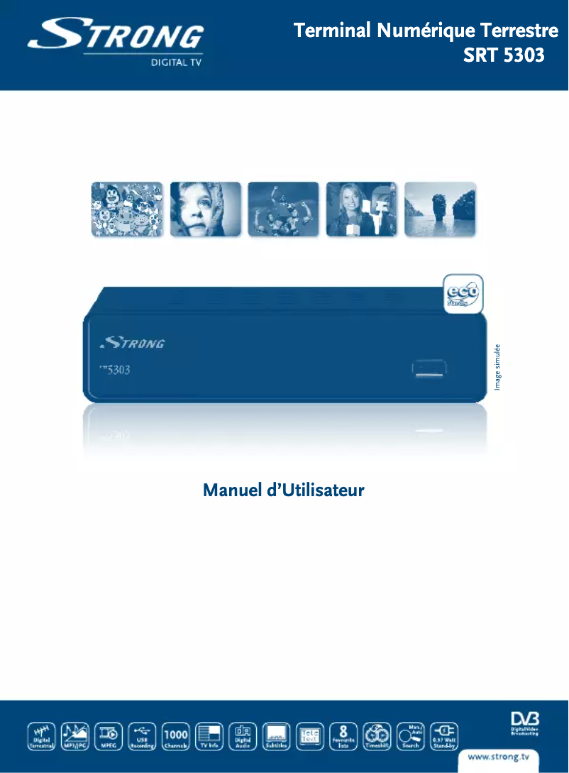 Image de la première page du manuel de l'appareil SRT 5303