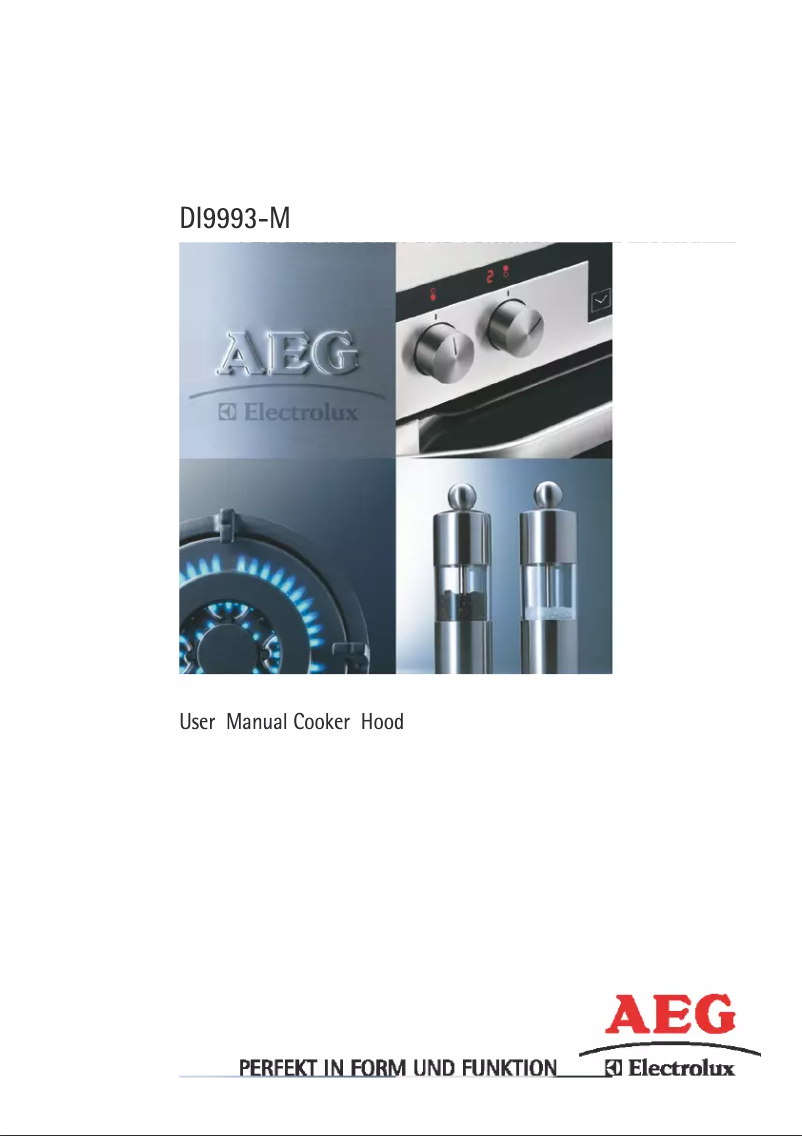 Page n°1 - Manuel utilisateur AEG-Electrolux DI 9993