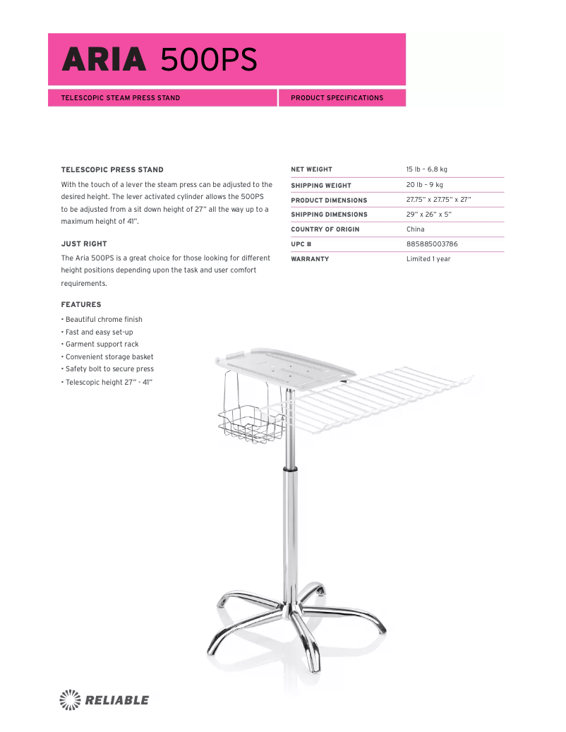 Image de la première page du manuel de l'appareil 500PS