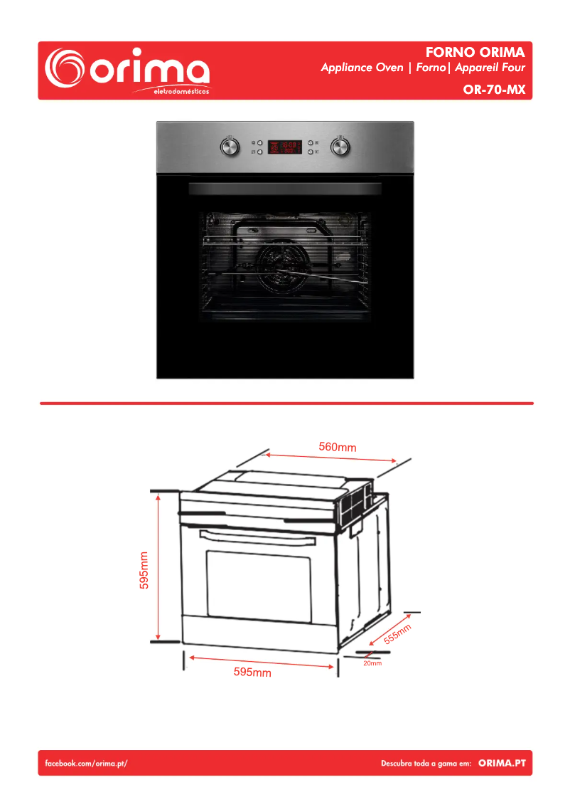 Image de la première page du manuel de l'appareil OR-70-MX