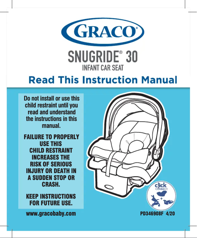 Page 1 de la notice Guide de démarrage rapide Graco Trax Jogger 2.0