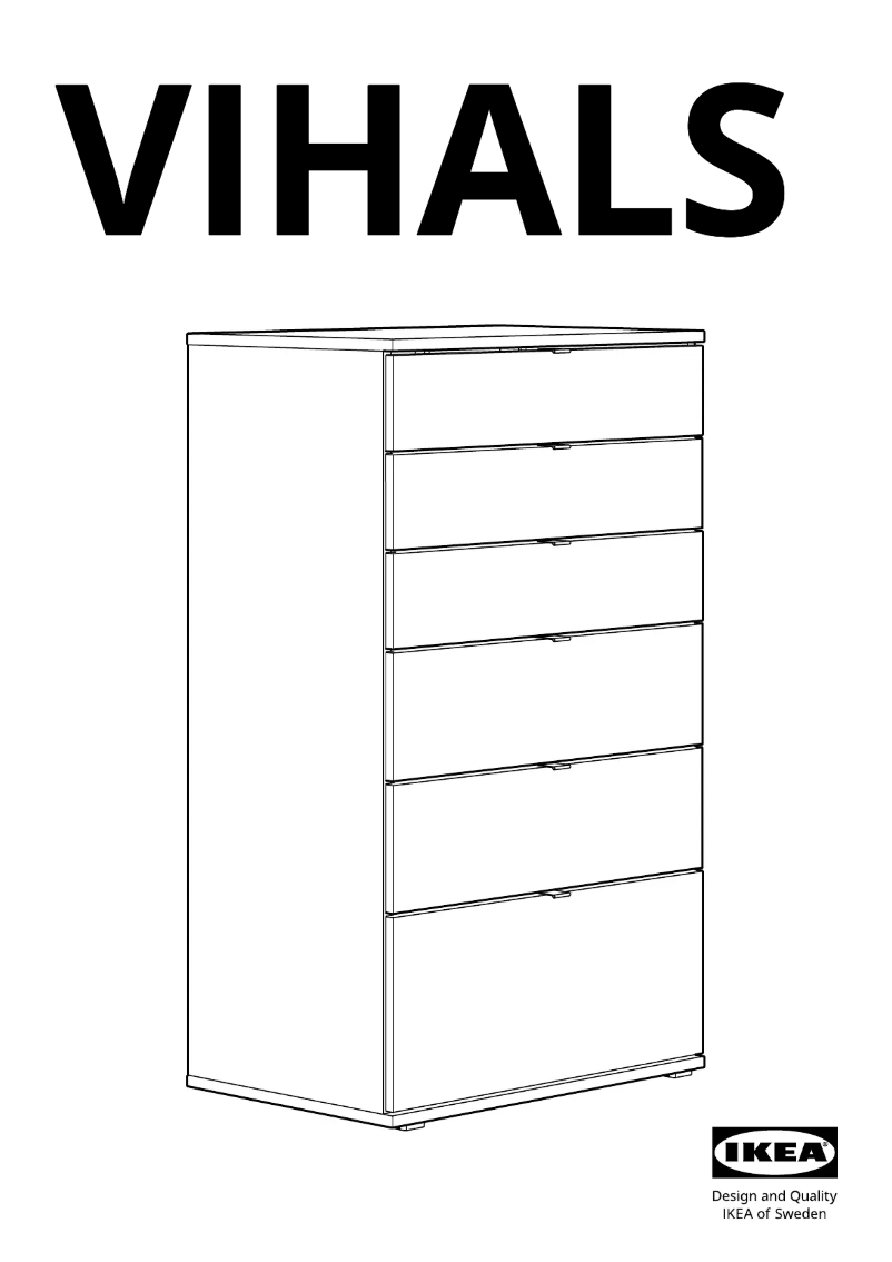 Página 1 del manual Manual de usuario Ikea VIHALS 104.832.48