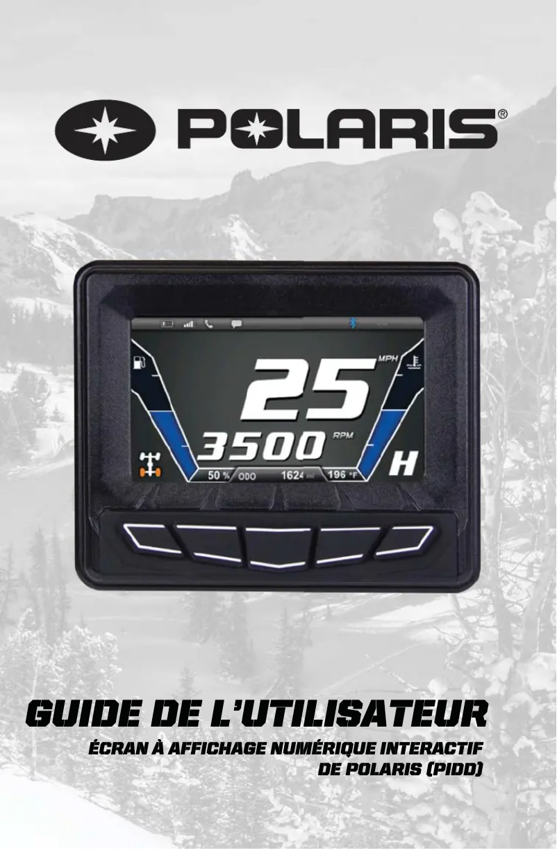 Page n°1 - Manuel utilisateur Polaris 800 Rush Pro-S (2016)
