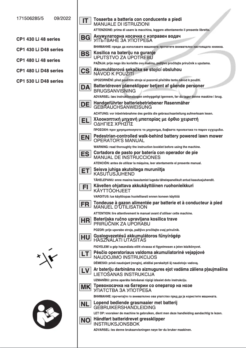 Image de la première page du manuel de l'appareil Collector 543 AE Kit