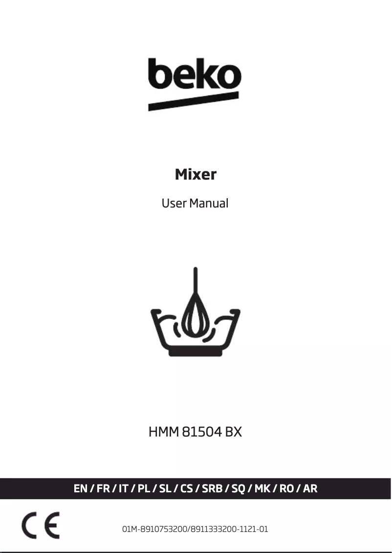 Image de la première page du manuel de l'appareil HMM 81504 BX