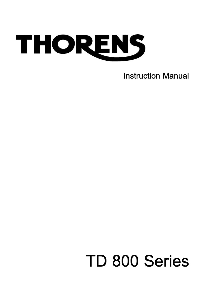 Image de la première page du manuel de l'appareil TD 850