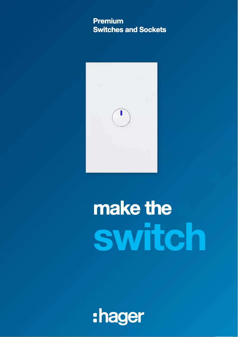 Page 1 de la notice Brochure Hager WBWSV3LFH