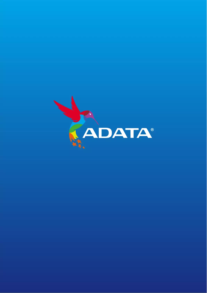 Page n°1 - Manuel utilisateur ADATA Ultimate SU630
