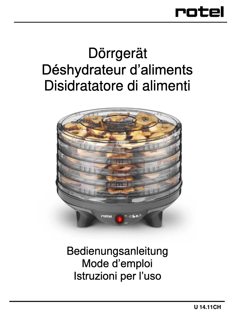 Image de la première page du manuel de l'appareil U 14.11CH