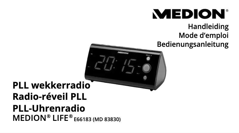 Page 1 de la notice Manuel utilisateur Medion Life E66183 (MD 83830)