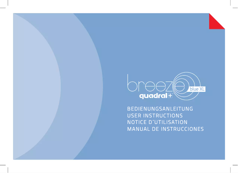 Imagen de la primera página del manual del dispositivo Breeze XL