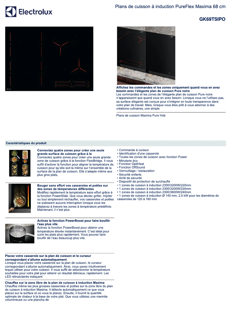 Image de la première page du manuel de l'appareil GK69TSIPO