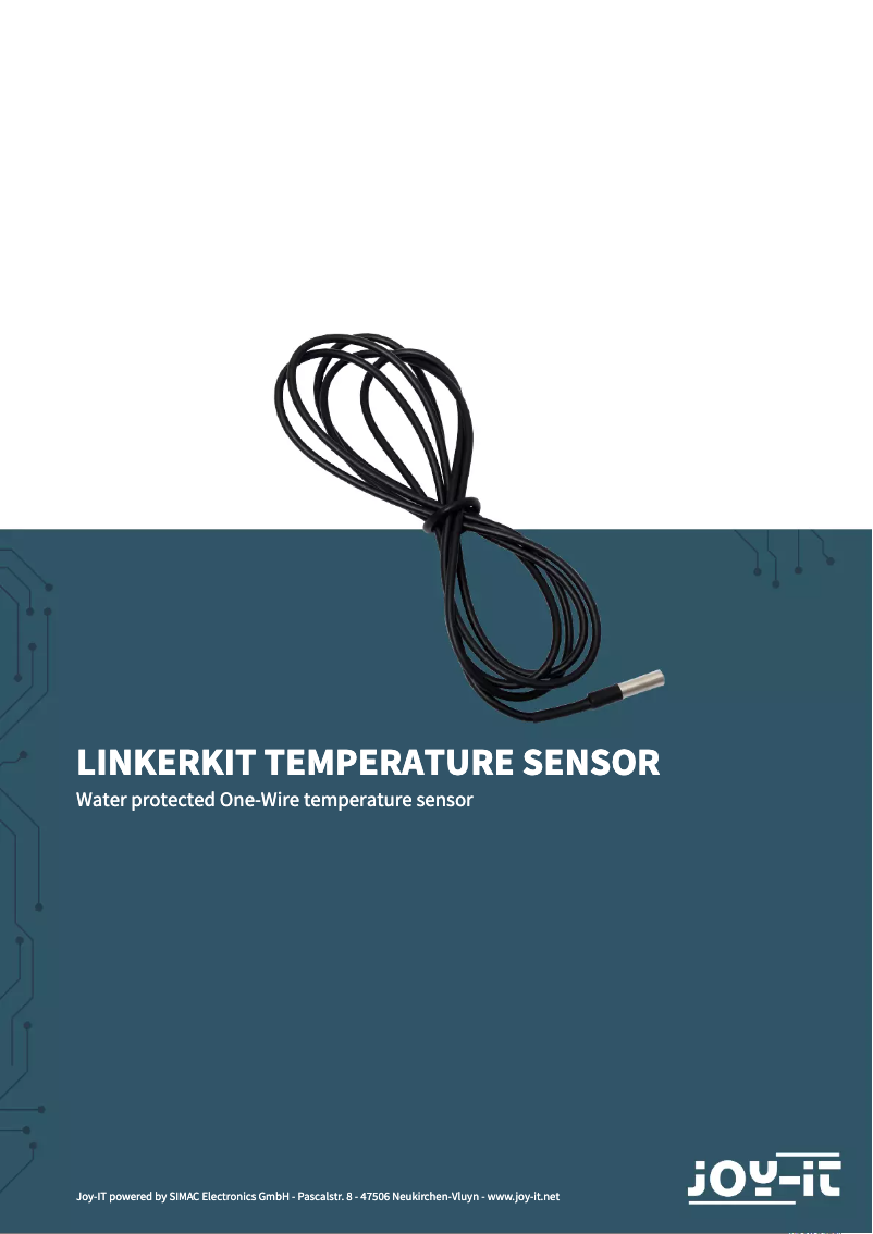 Page 1 de la notice Manuel utilisateur Joy-It LK-Temp2