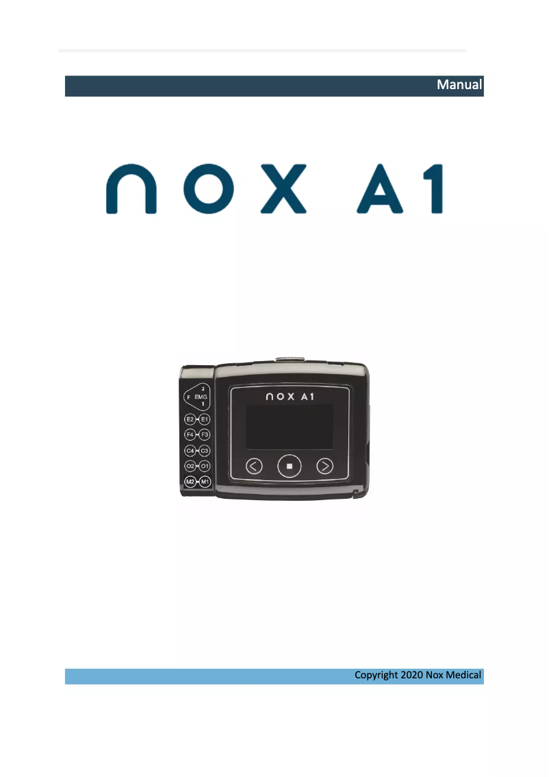 Image de la première page du manuel de l'appareil A1