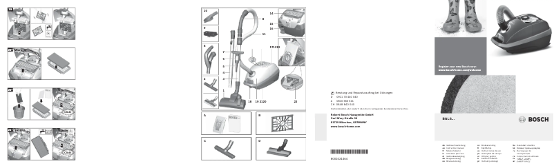 Page n°1 - Manuel utilisateur Bosch BGL8440 LABL