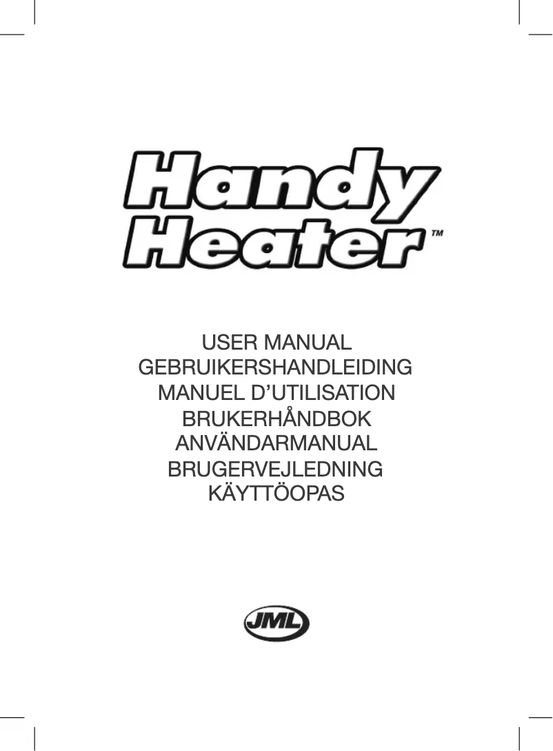 Image de la première page du manuel de l'appareil Handy Heater