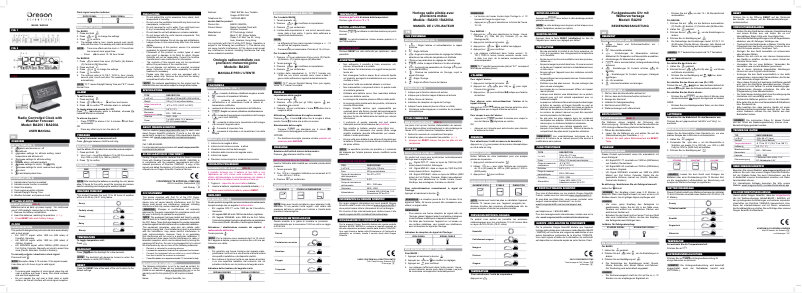Image de la première page du manuel de l'appareil BA200