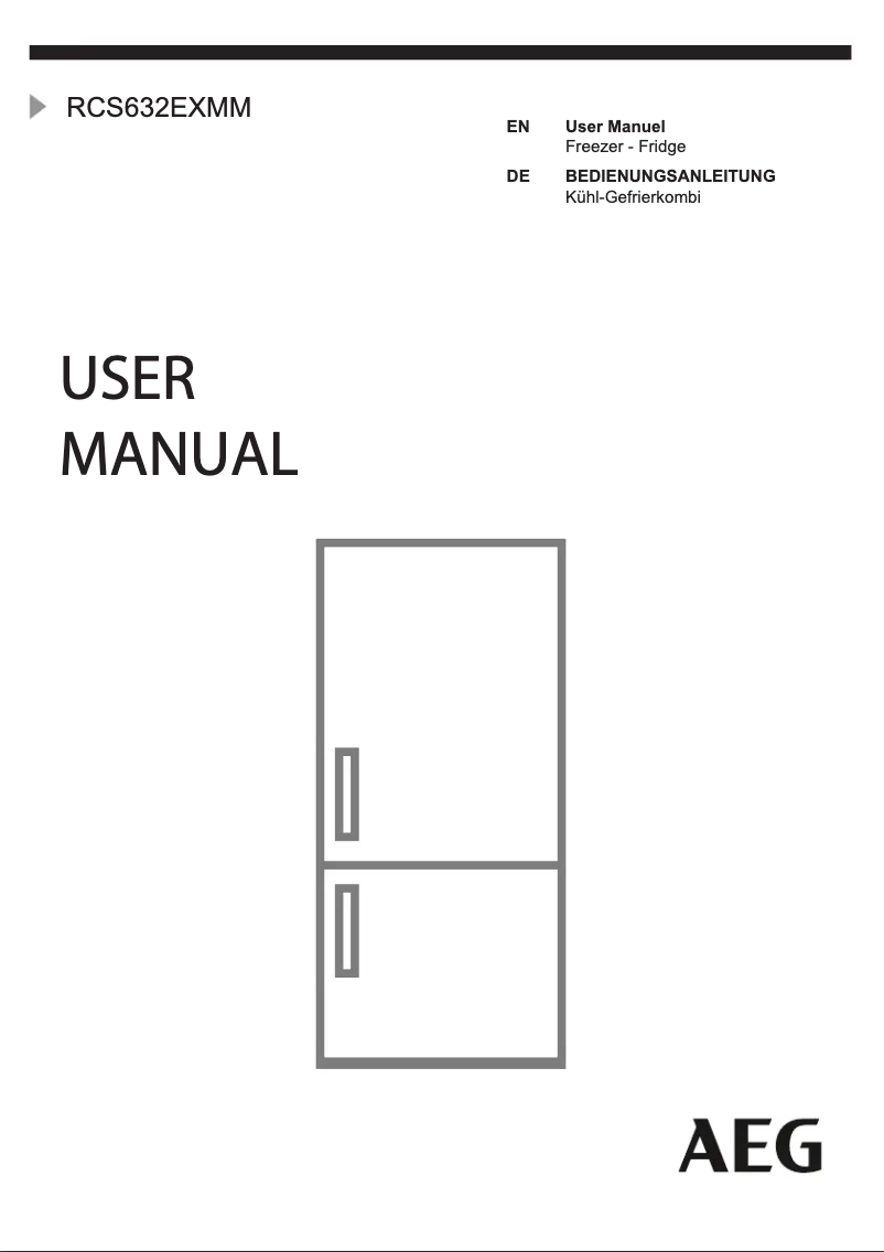 Page n°1 - Manuel utilisateur Electrolux RCS632EXMM