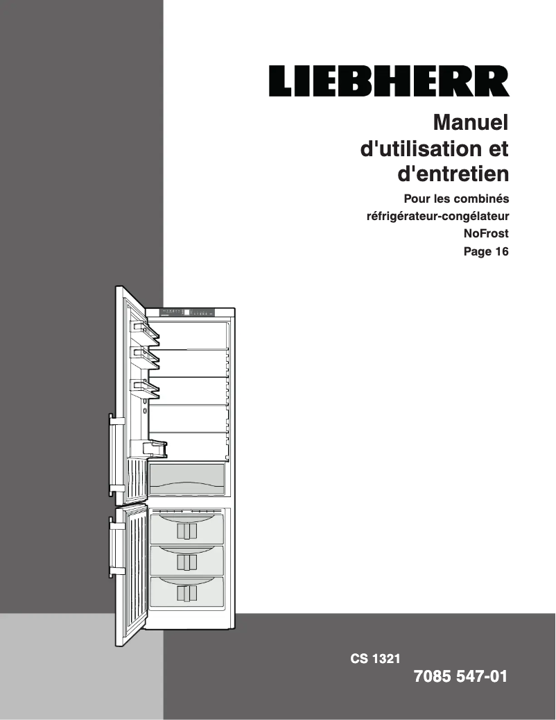 Page n°1 - Manuel utilisateur Liebherr CNPes 4056