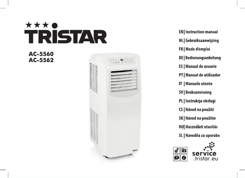 Imagen de la primera página del manual del dispositivo AC-5562