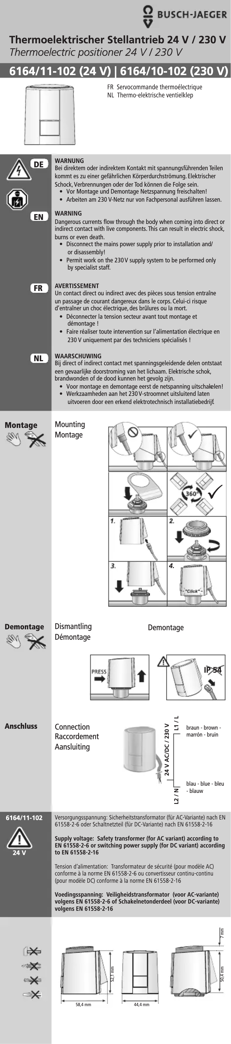 Image de la première page du manuel de l'appareil 2CKA006151A0257
